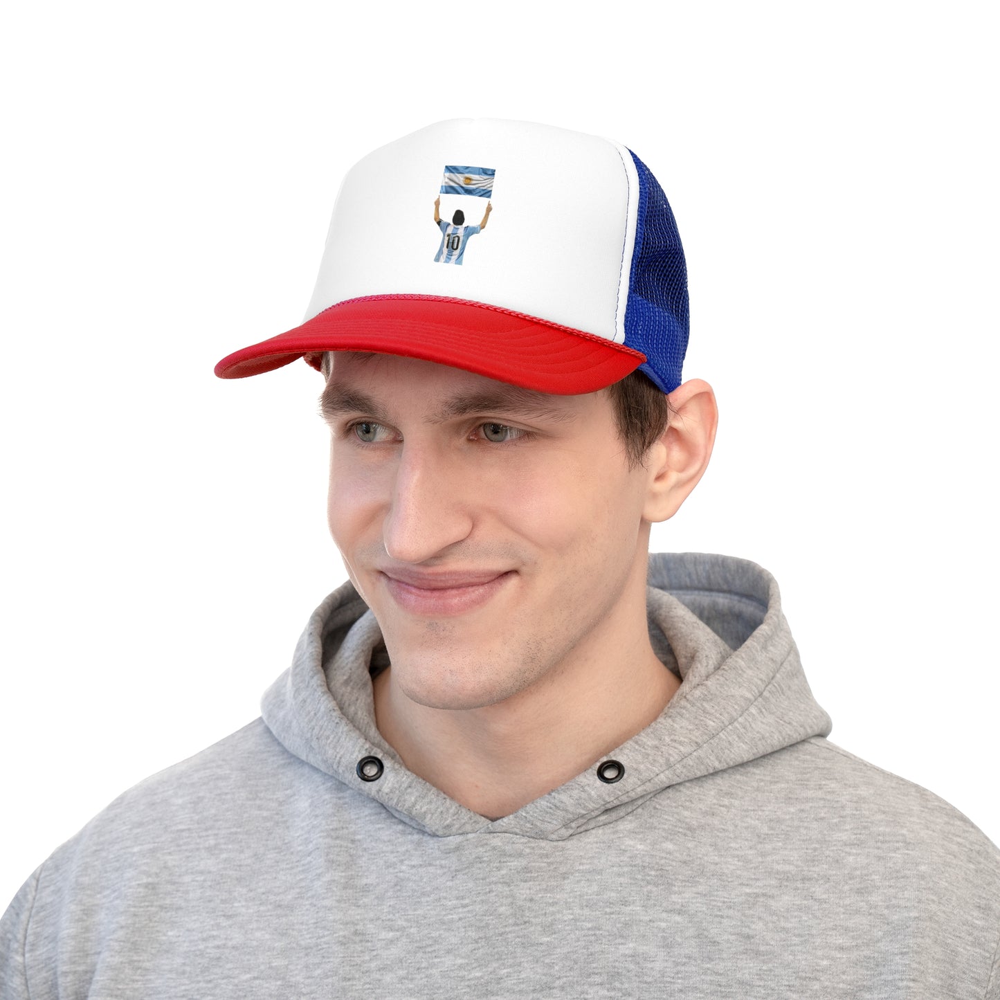 Champion Spirit Trucker Cap - Sporty Hat for Fans, Outdoor Adventures, Casual Wear, Team Spirit, Game Day, Gift Idea