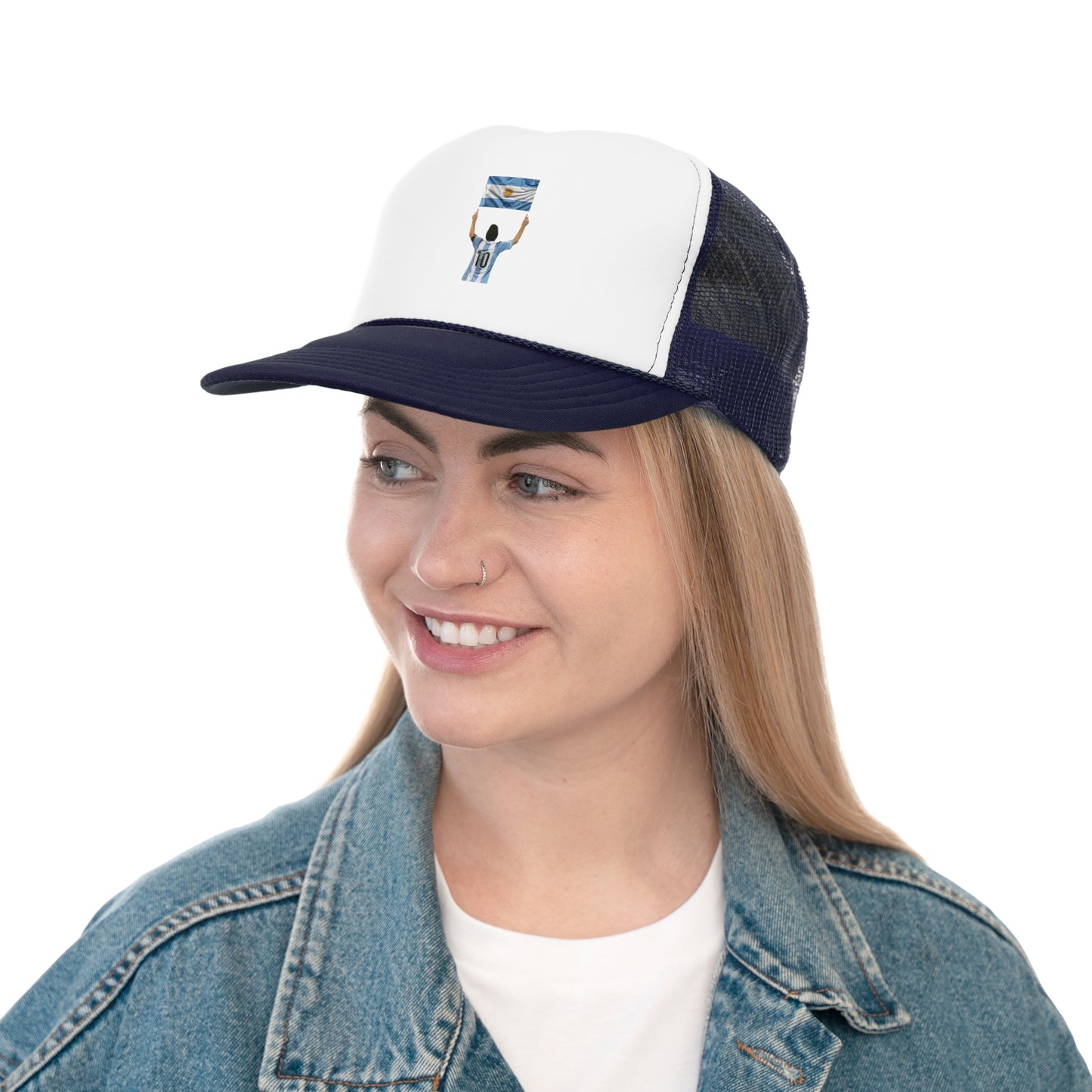 Champion Spirit Trucker Cap - Sporty Hat for Fans, Outdoor Adventures, Casual Wear, Team Spirit, Game Day, Gift Idea