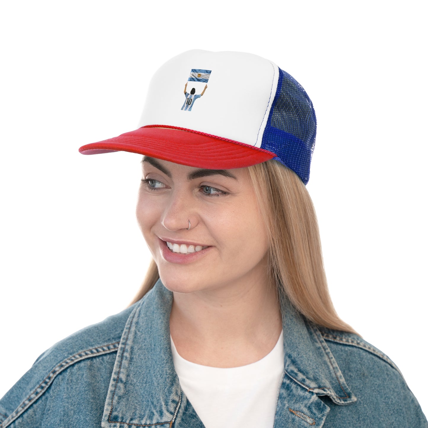 Champion Spirit Trucker Cap - Sporty Hat for Fans, Outdoor Adventures, Casual Wear, Team Spirit, Game Day, Gift Idea