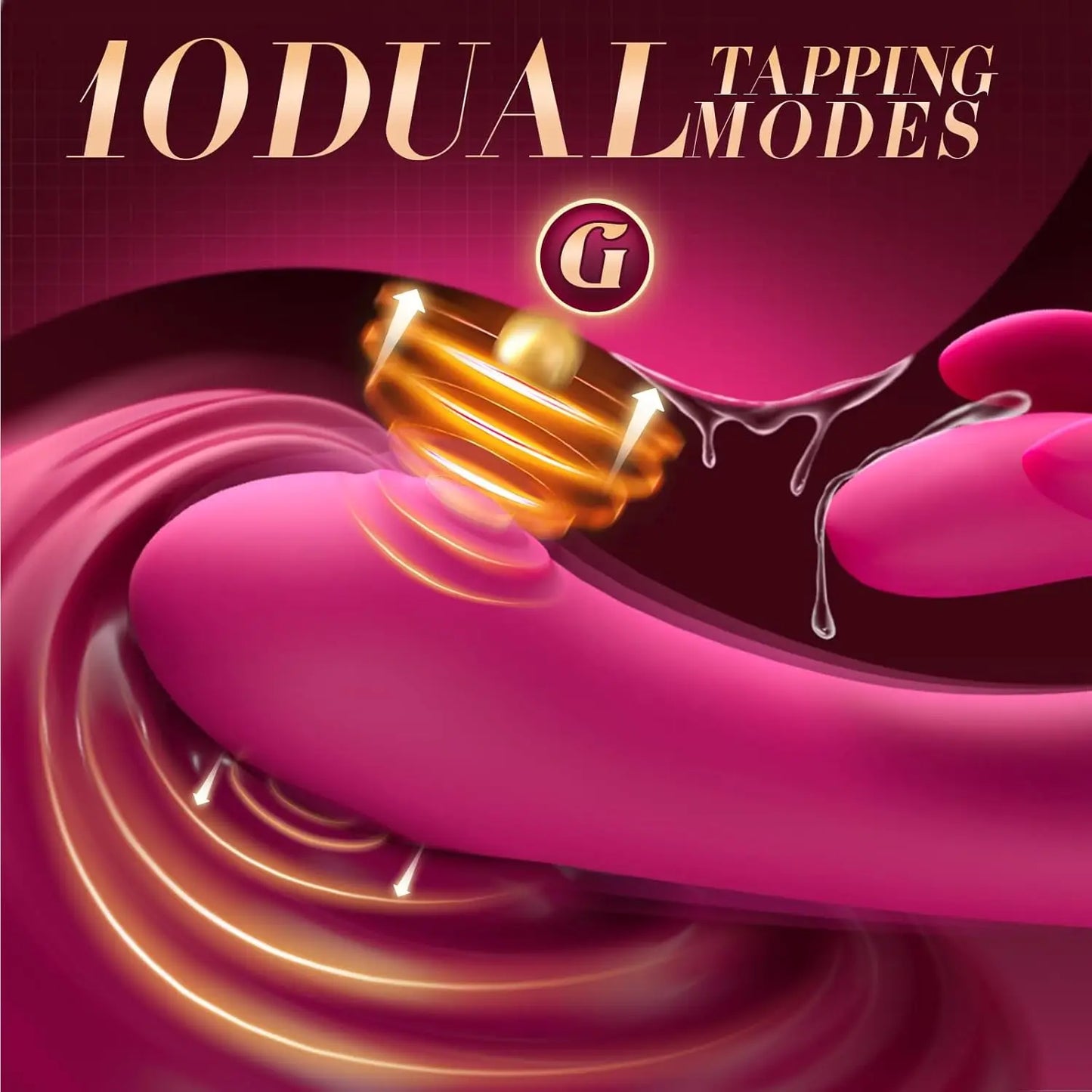 30 Modes G Spot Vibrator Rabbit Sex Toy for Women Clitoral Stimulator Female Vibrators Dildo 10 Flapping Vibrating Adult Sex Toy