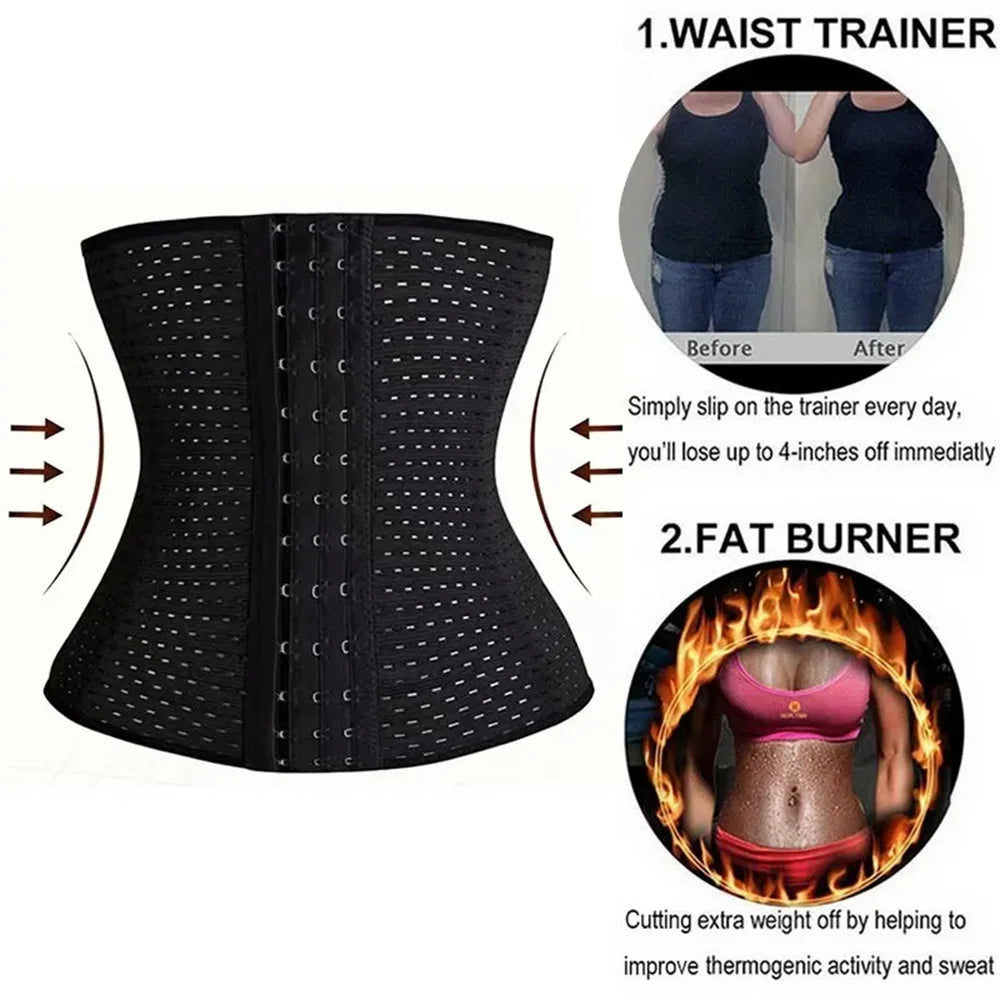 Women Body Shapewear Tummy Slimming Black Belly Band