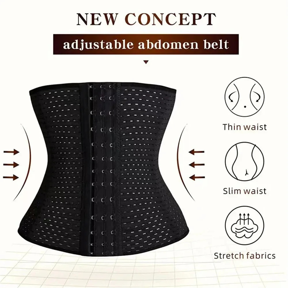 Women Body Shapewear Tummy Slimming Black Belly Band