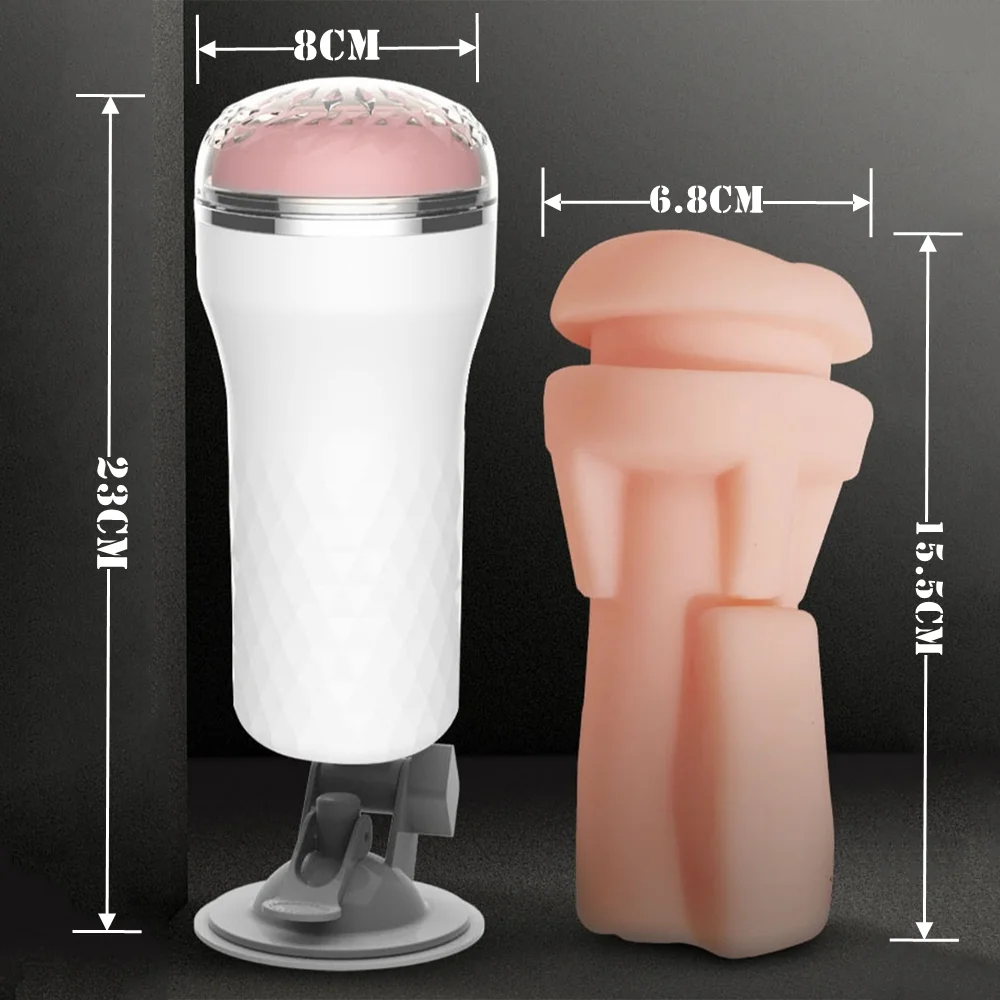 Male Masturbator Cup Adult Toys for Men Artificial Vagina Pocket Vagina Pussy Prostate Stimulation Glans Trainner Male Sex Toys