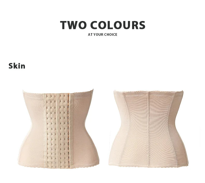 Shapewear For Women Tummy Control Fajas Body Shaper Zipper Belt Waist Trainer Bandage