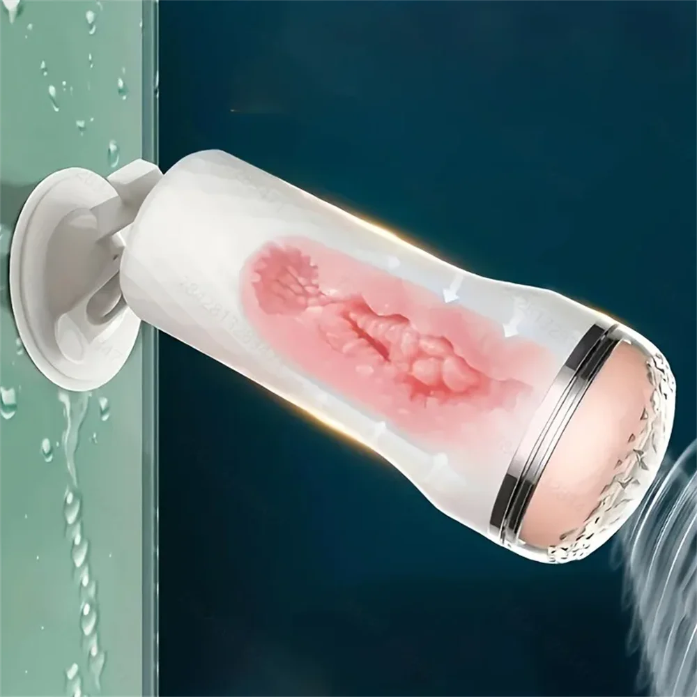 Male Masturbator Cup Adult Toys for Men Artificial Vagina Pocket Vagina Pussy Prostate Stimulation Glans Trainner Male Sex Toys
