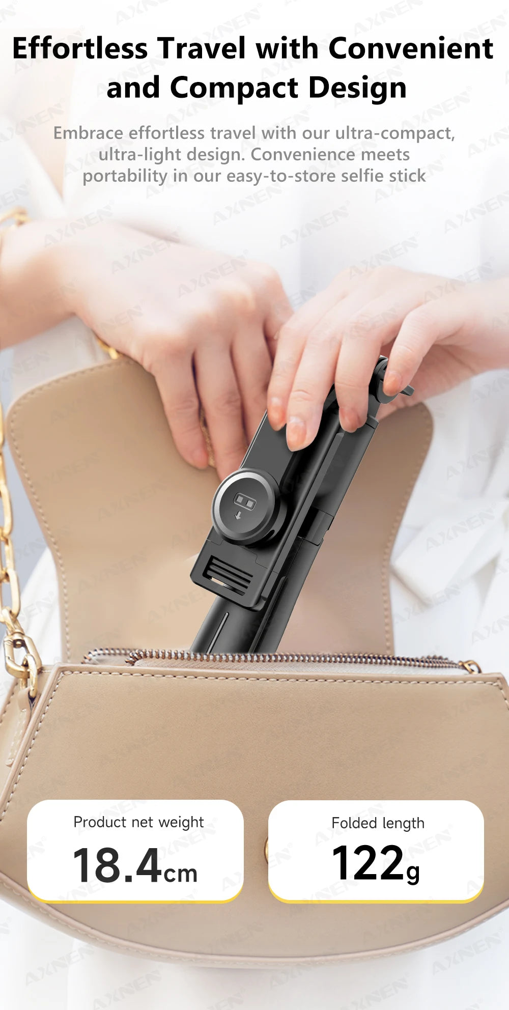 L21 Phone Selfie stick Tripod with Wireless Bluetooth LED Fill Light with Remote Shutter for Android IOS Cellphone