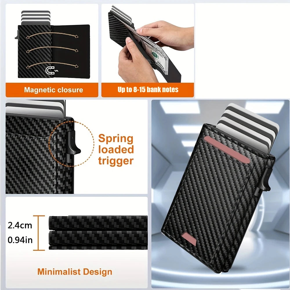 2024 New Men's Business Wallet Multi-card slot magnetic enclosure (Unisex wallet)