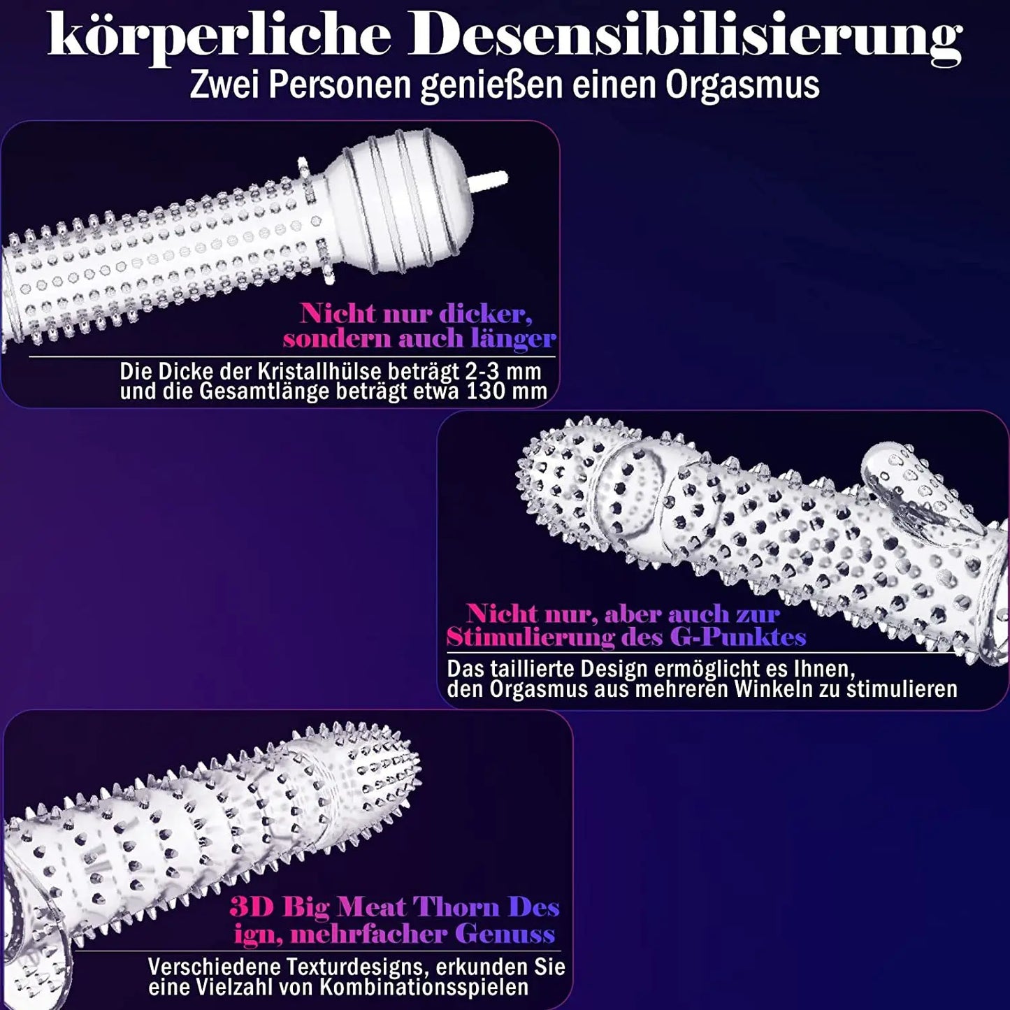 5Pcs Reusable Condoms Male Penis Extension Sleeves Sperm Lock Cock Ring Dildo Cover Adult Sex Toys For Men Delay Ejaculation 18+