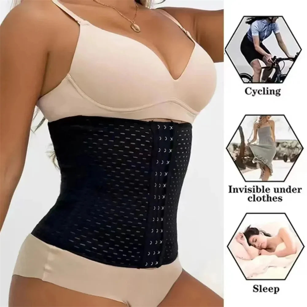 Women Body Shapewear Tummy Slimming Black Belly Band