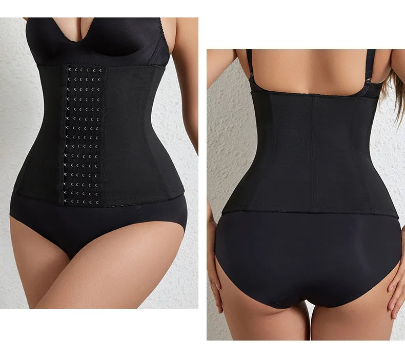 Shapewear For Women Tummy Control Fajas Body Shaper Zipper Belt Waist Trainer Bandage