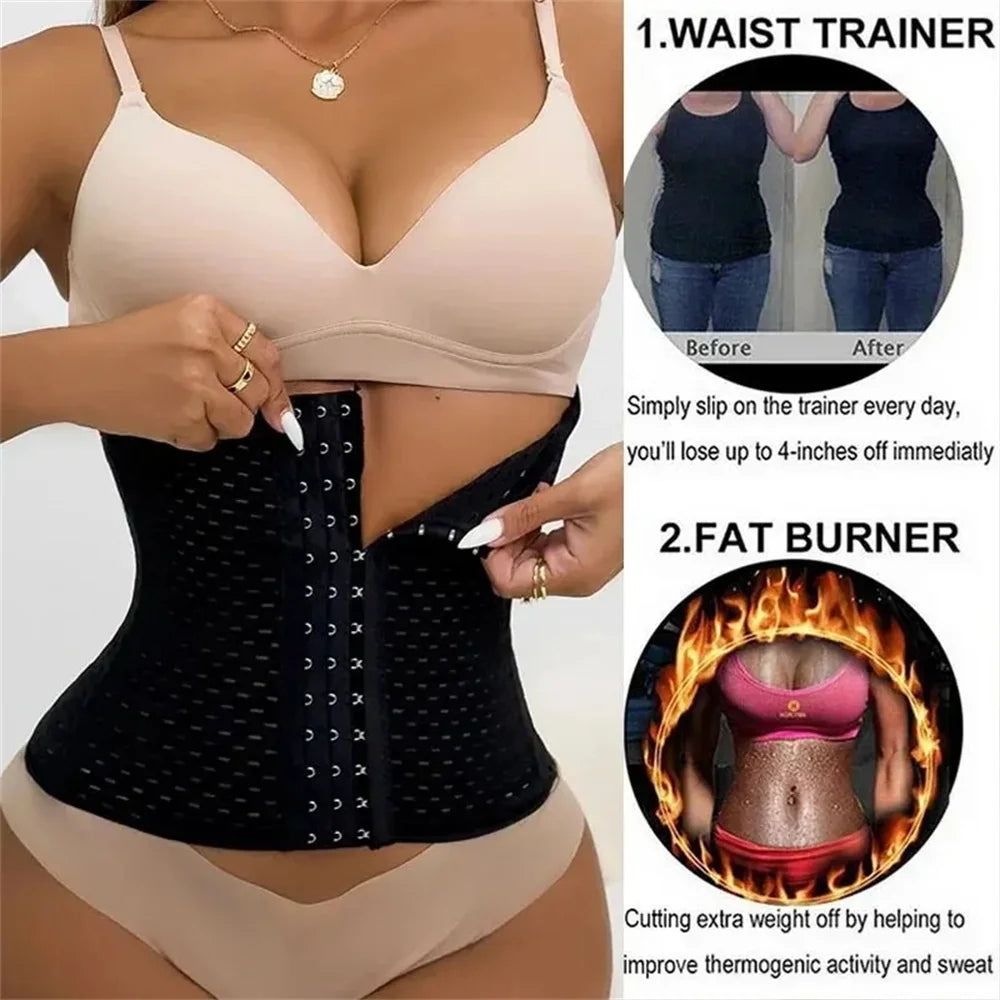 Women Body Shapewear Tummy Slimming Black Belly Band