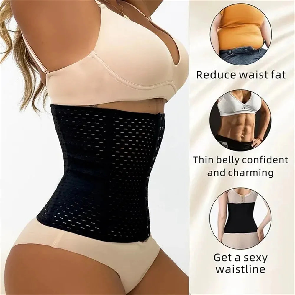Women Body Shapewear Tummy Slimming Black Belly Band