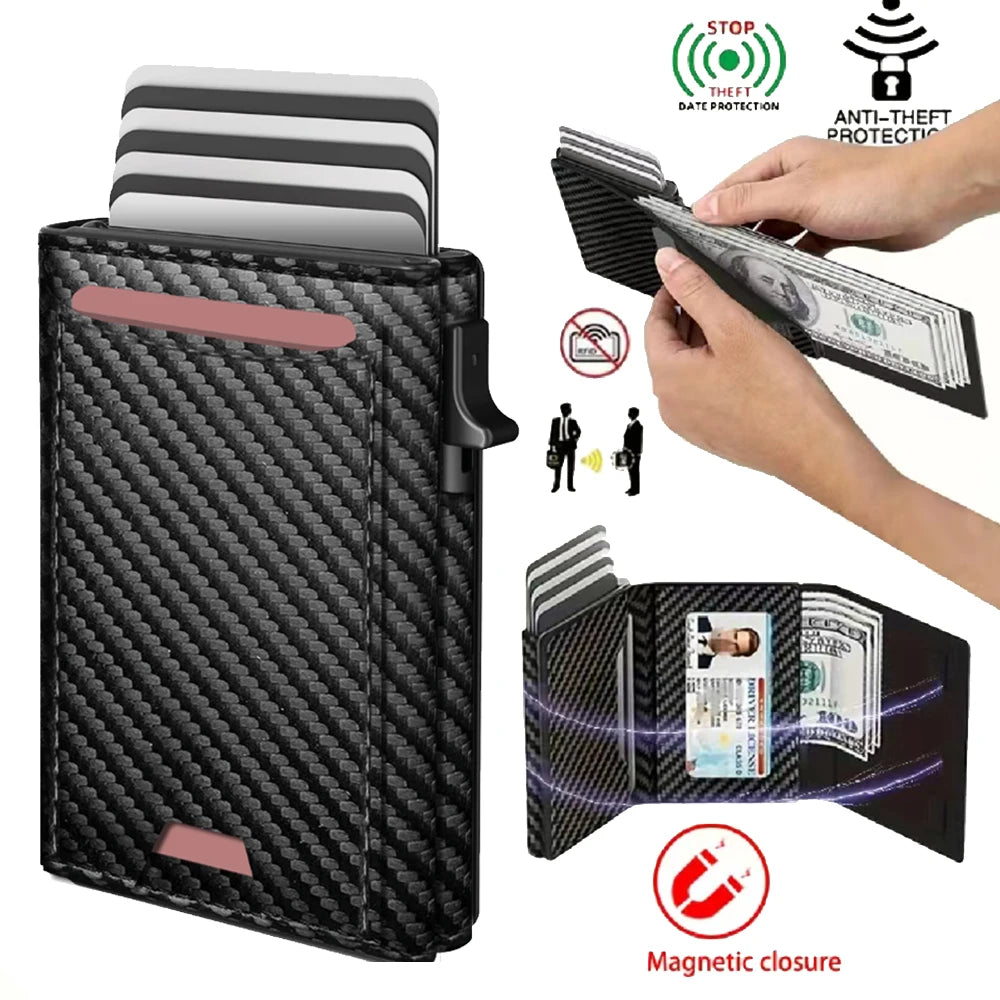 2024 New Men's Business Wallet Multi-card slot magnetic enclosure (Unisex wallet)
