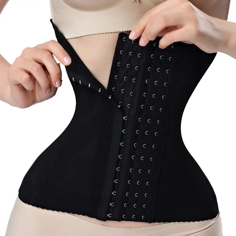 Shapewear For Women Tummy Control Fajas Body Shaper Zipper Belt Waist Trainer Bandage