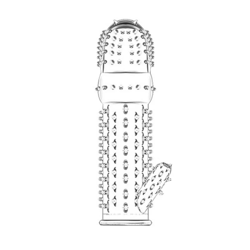 5Pcs Reusable Condoms Male Penis Extension Sleeves Sperm Lock Cock Ring Dildo Cover Adult Sex Toys For Men Delay Ejaculation 18+