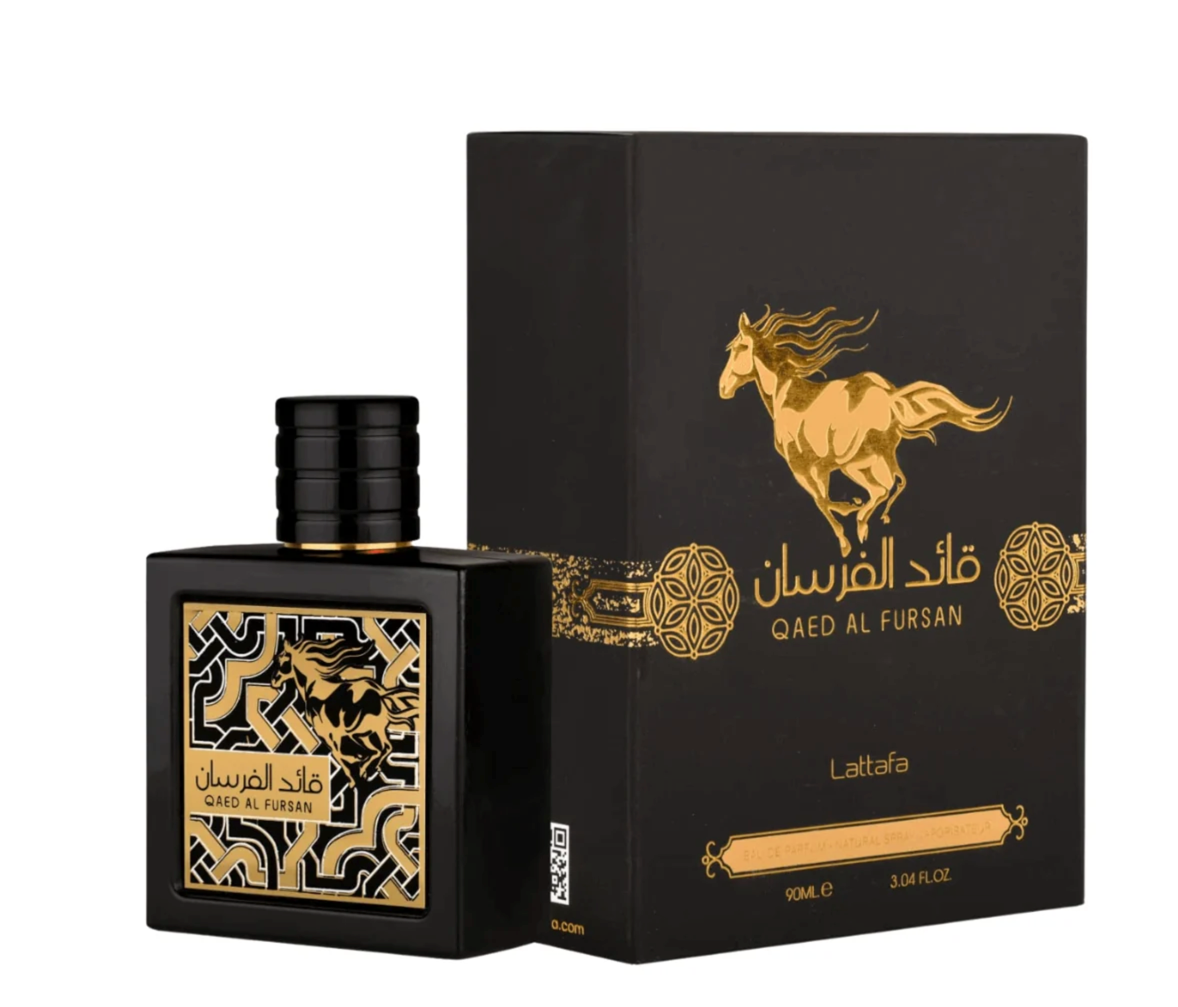 Lattafa Qaed Al Fursan Eau de Parfum Spray for Men, 3.04 oz (90 mL)