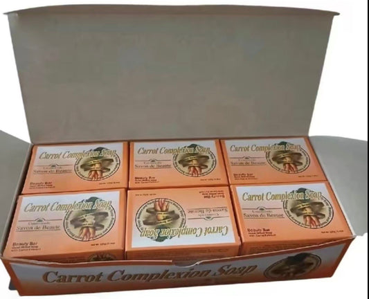 Carrot Complexion Soap 125g - 72pcs count case