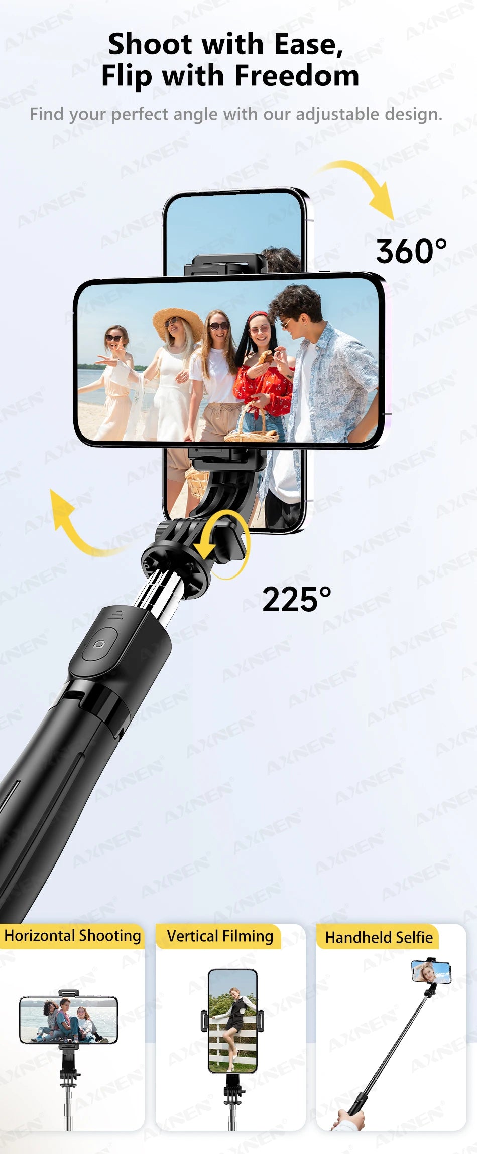 L21 Phone Selfie stick Tripod with Wireless Bluetooth LED Fill Light with Remote Shutter for Android IOS Cellphone
