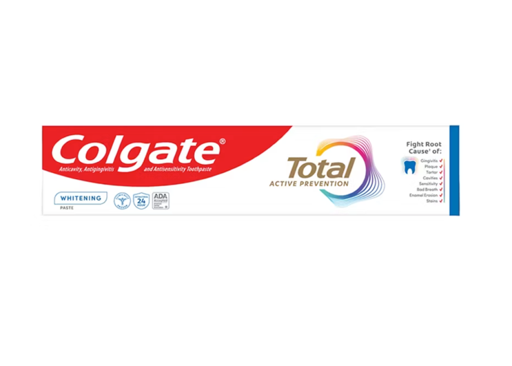 Colgate Total Active Prevention Whitening Toothpaste - Mint, 6.0 oz.