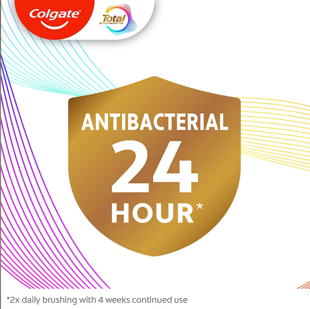 Colgate Total Active Prevention Whitening Toothpaste - Mint, 6.0 oz.
