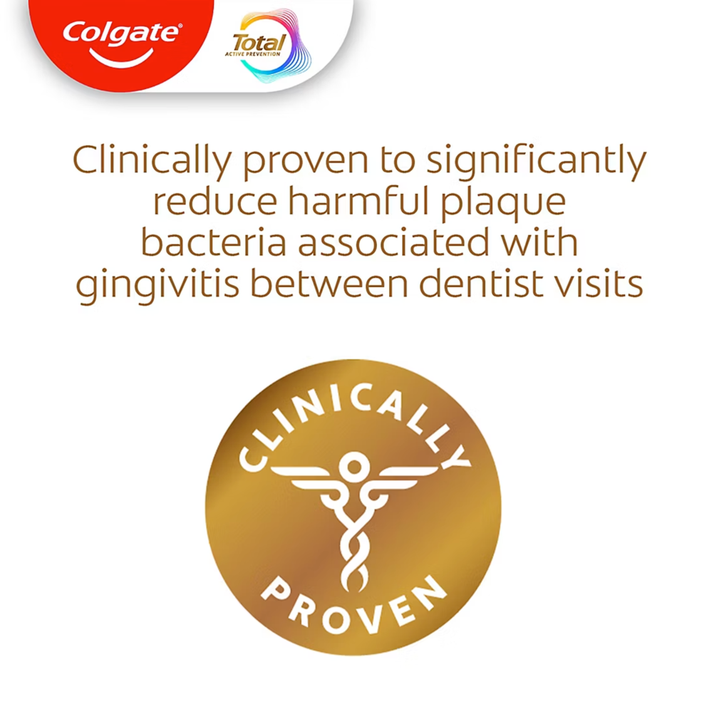 Colgate Total Active Prevention Whitening Toothpaste - Mint, 6.0 oz.