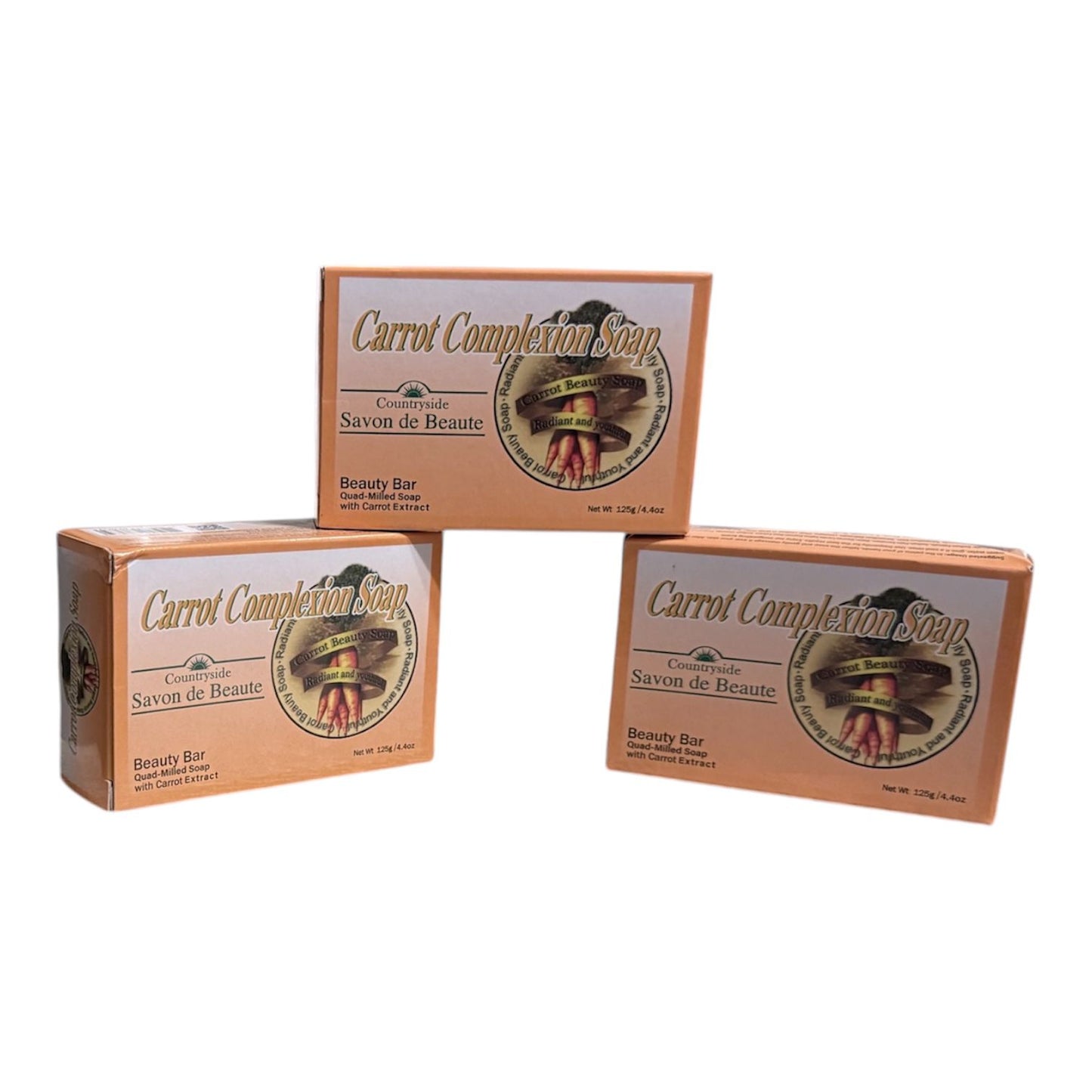 Carrot Complexion Soap Pack of 3