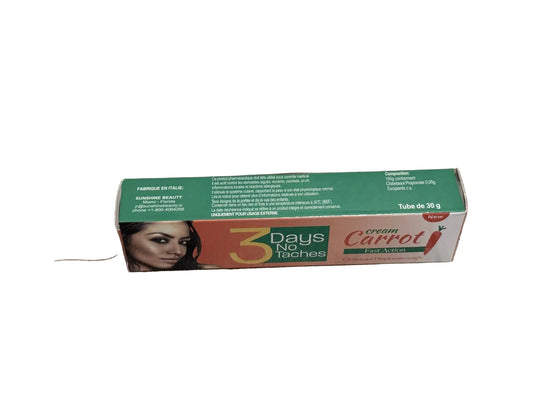 3 Days no Taches Cream Carrot pack of 3
