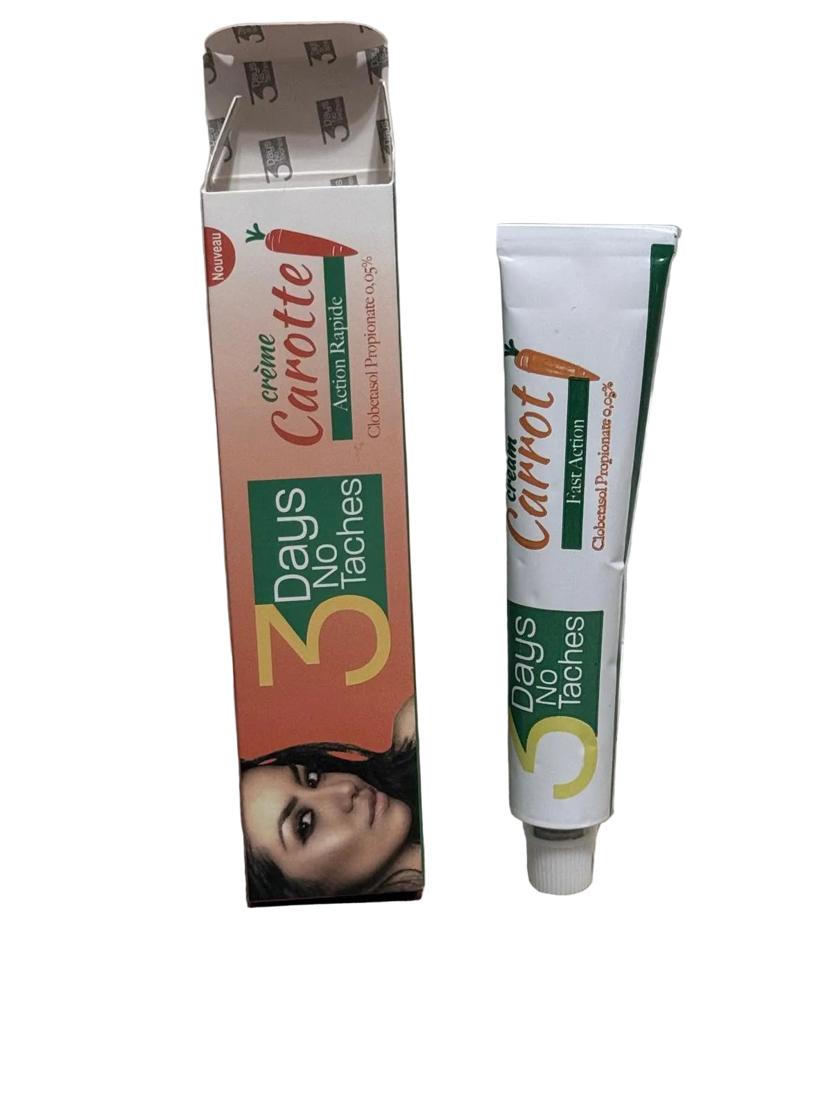 3 Days no Taches Cream Carrot pack of 3