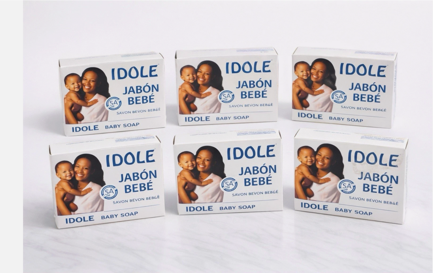 Savon IDOLE Jabon Bebe pack of 6