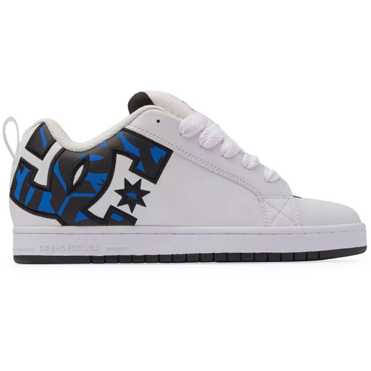 DC Court Graffik, White/Grey/Blue, 10.5