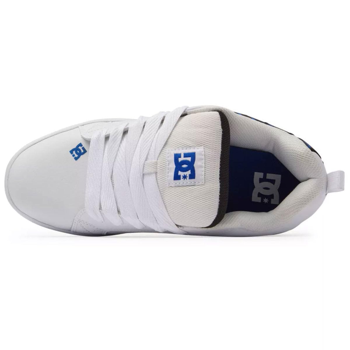 DC Court Graffik, White/Grey/Blue, 10.5